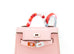 Hermes Rose Sakura Mini Kelly Twilly Bag Charm