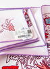 Hermes "Cache-cache Fleuri" White Twill Silk 90 cm Scarf