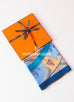 Hermes "Jeu des Omnibus Remix" Blue Twill Silk 90 cm Scarf