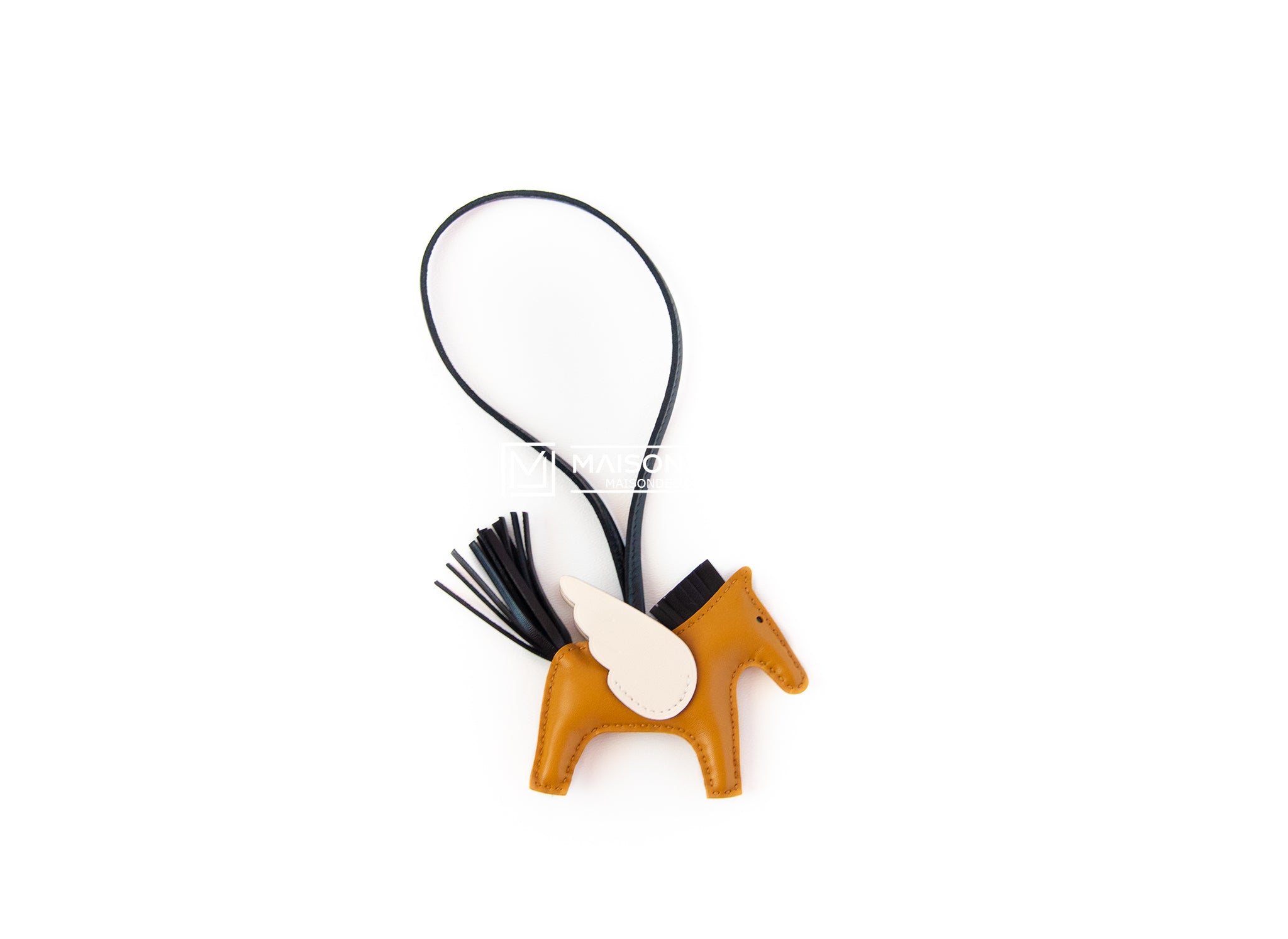 Hermes Pegasus Rodeo Bag Charm PM Sesame, Nata, and Noir Lambskin – Madison  Avenue Couture