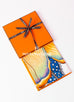 Hermes "Baobab Cat" White Twill Silk 90 cm Scarf