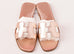 Hermes Womens Gold Oran Sandal Slipper 36 Shoes