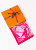 Hermes "Jeu de Soie" Pink Twill Silk 90 cm Scarf