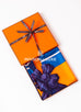 Hermes "Grand Manege Detail" Orange Twill Silk 90 cm Scarf
