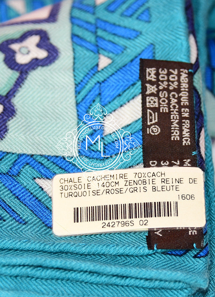 Hermes Silk Cashmere 140 GM Zénobie, Reine de Palmyre Shawl Scarf Wrap ...