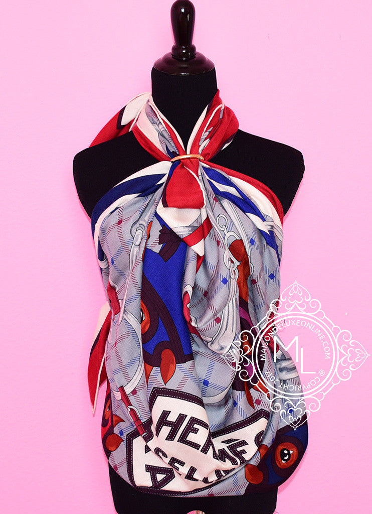 Hermes silk Cheval Turc 90 scarf – My Girlfriend's Wardrobe LLC