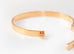 Hermes Rose Gold 4 Diamonds Kelly Bracelet ST