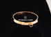 Hermes Rose Gold Diamond Collier de Chien CDC Bracelet SH