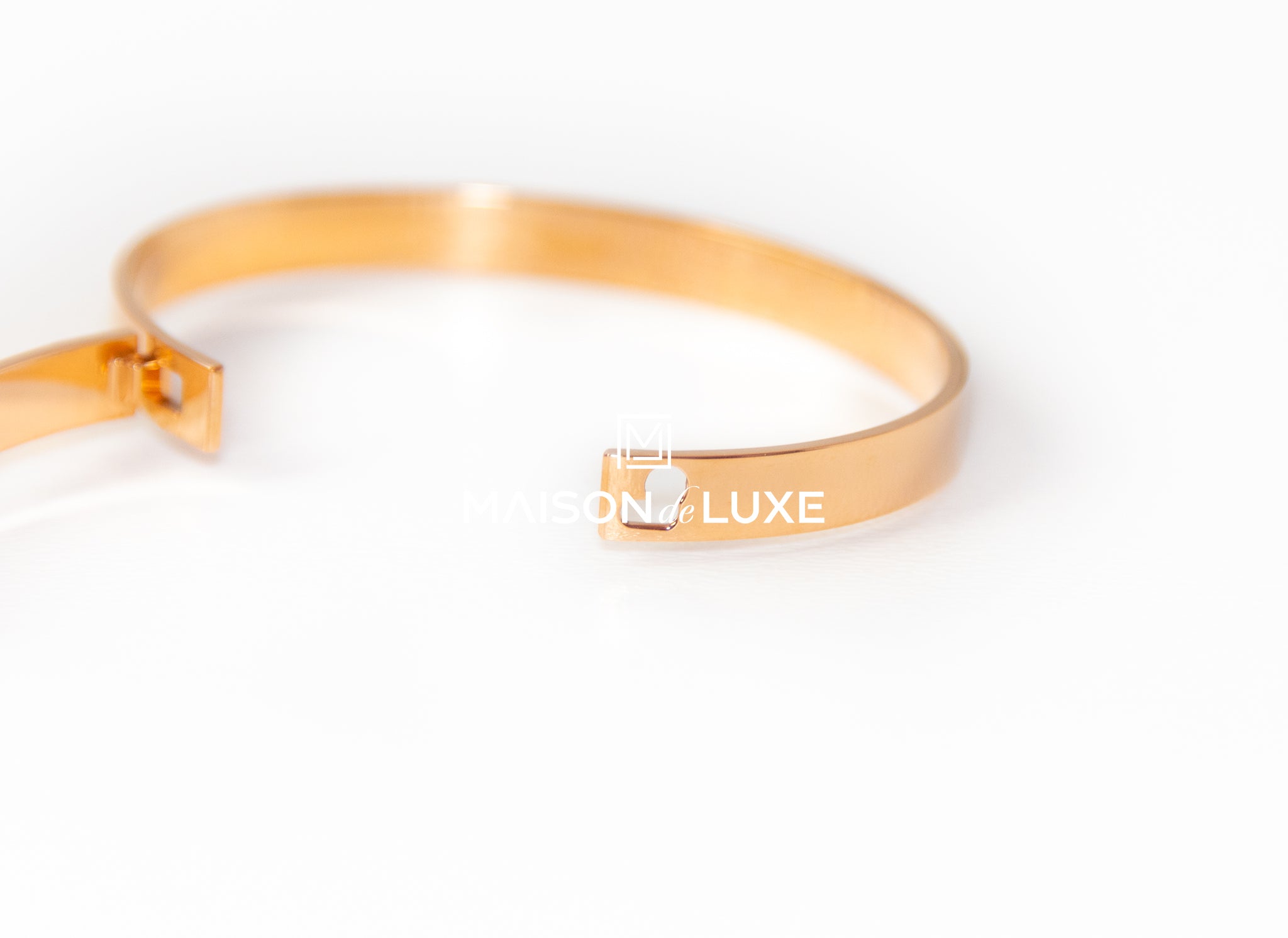 Hermes Collier de Chien Bracelet Small Model 18K Yellow Gold SH