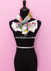Hermes "Cache-cache Fleuri" White Twill Silk 90 cm Scarf