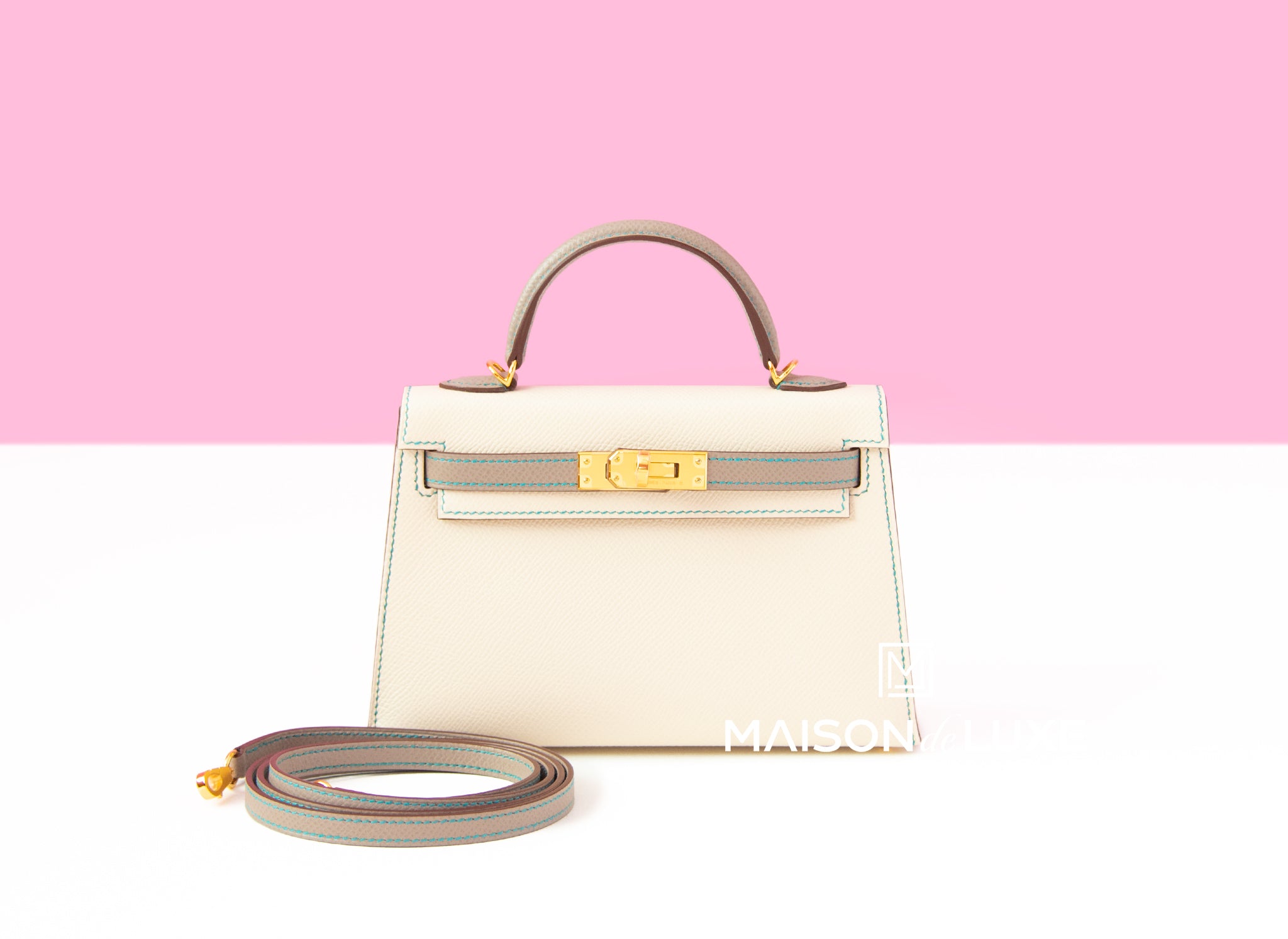 Hermes Gold Epsom Mini Kelly II 20 cm