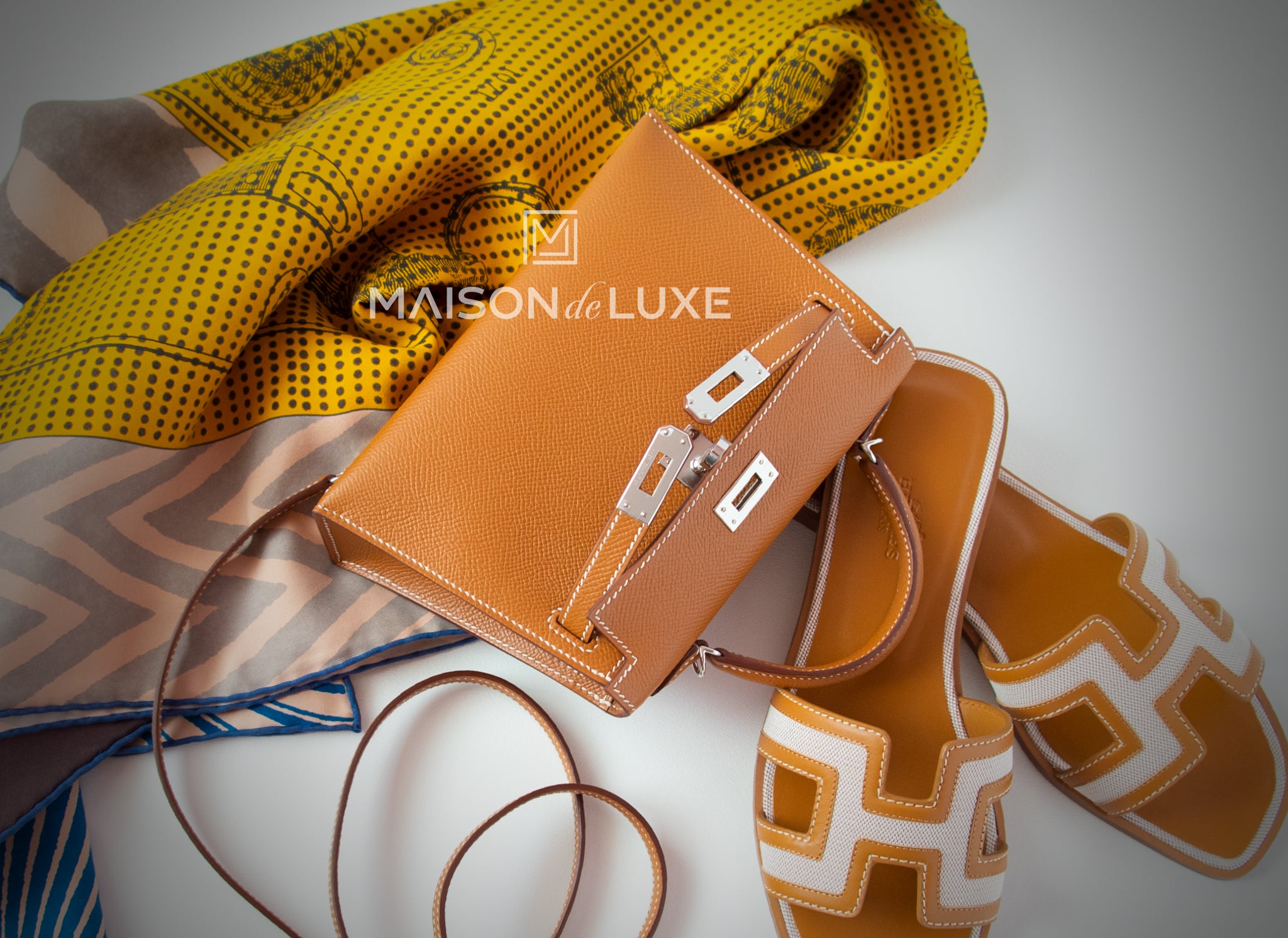 Hermes Vert Amande Epsom Mini Kelly II 20 cm Bag Pochette Clutch – MAISON  de LUXE