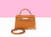 Hermes Mini Kelly II 20 Gold Epsom Palladium Hardware