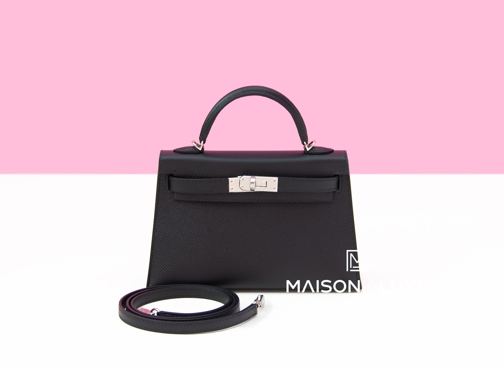 Hermes kelly mini black Clearance