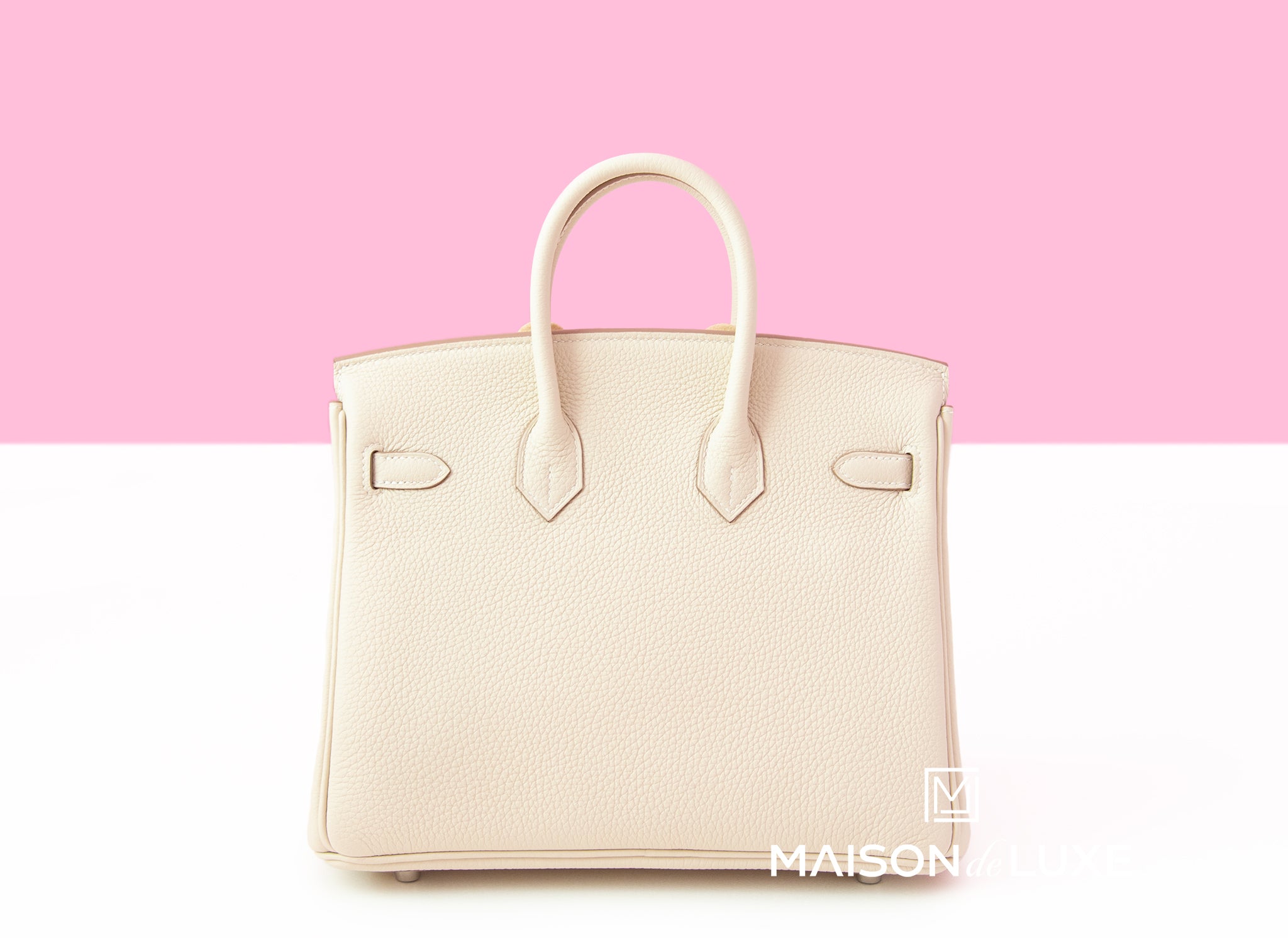 Hermes HSS Bi-Color Etoupe and Craie Togo Birkin 25cm BGHW – Madison Avenue  Couture