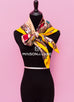 Hermes "Pani La Shar Pawnee" Etoupe Wash Twill Silk 90 cm Scarf