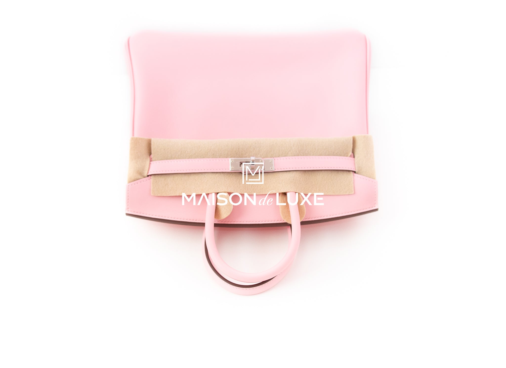 Hermes Swift Gold Hardware Pink Jewel Birkin 25 Rose Sakura Bag at