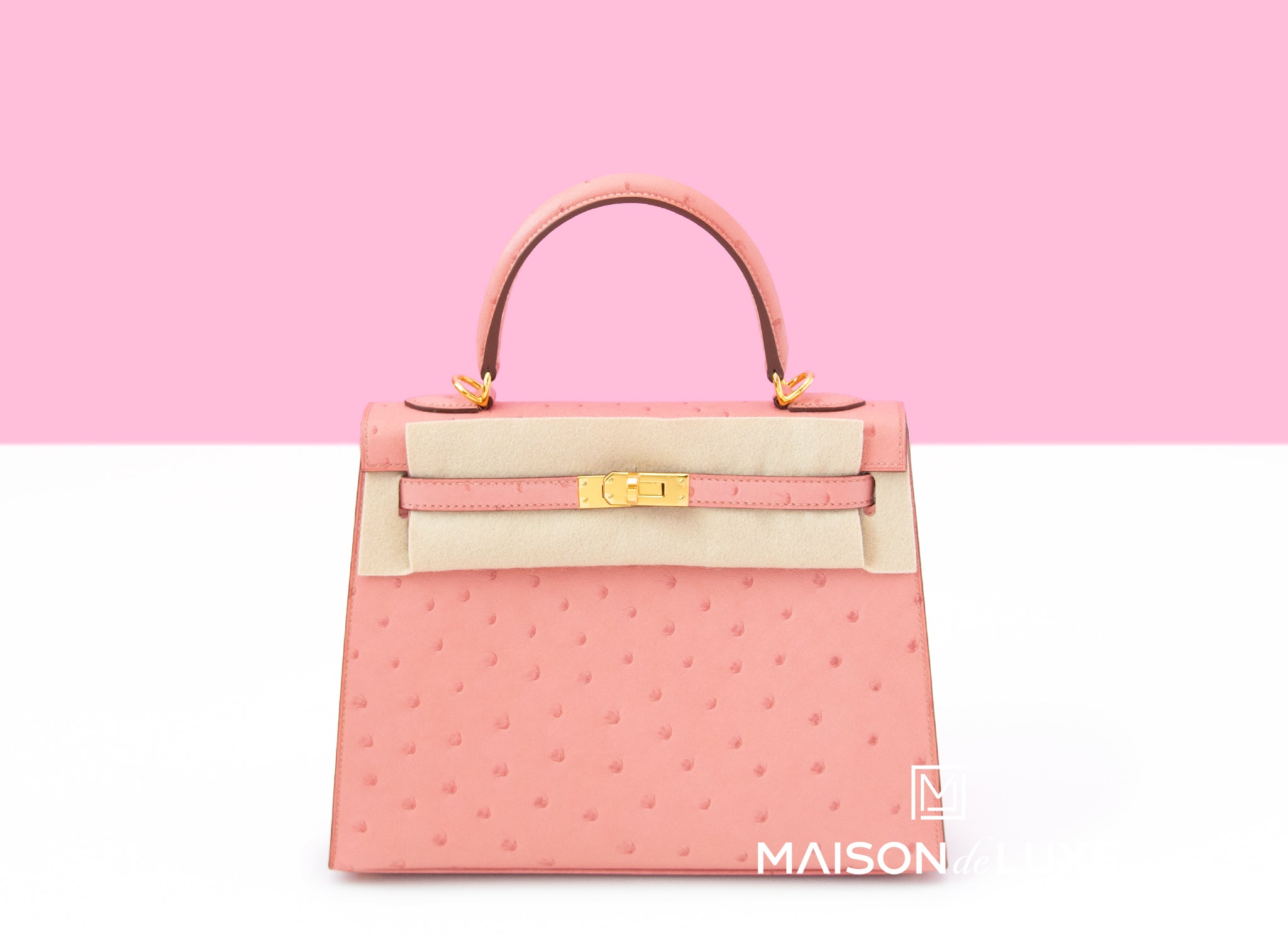 Ostrich hermes kelly Clearance