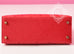 Hermes Rouge Vif GHW Ostrich Sellier Kelly 25 Handbag
