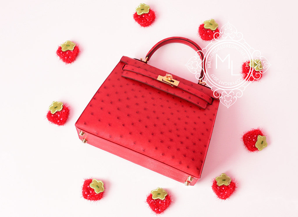 hermes kelly red mini