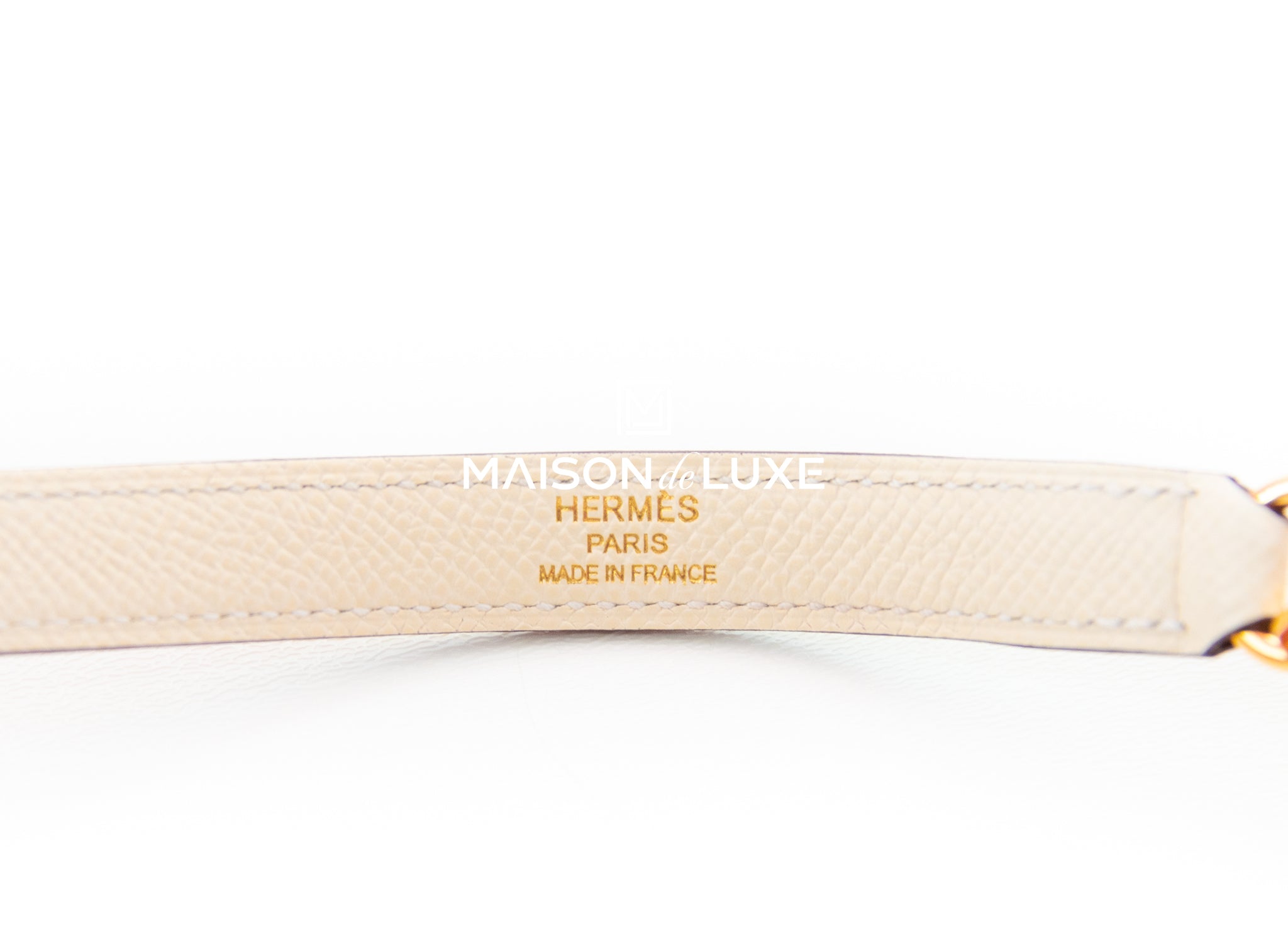 Hermes Kelly 25 Sellier Etain Epsom Gold Hardware #D - Vendome