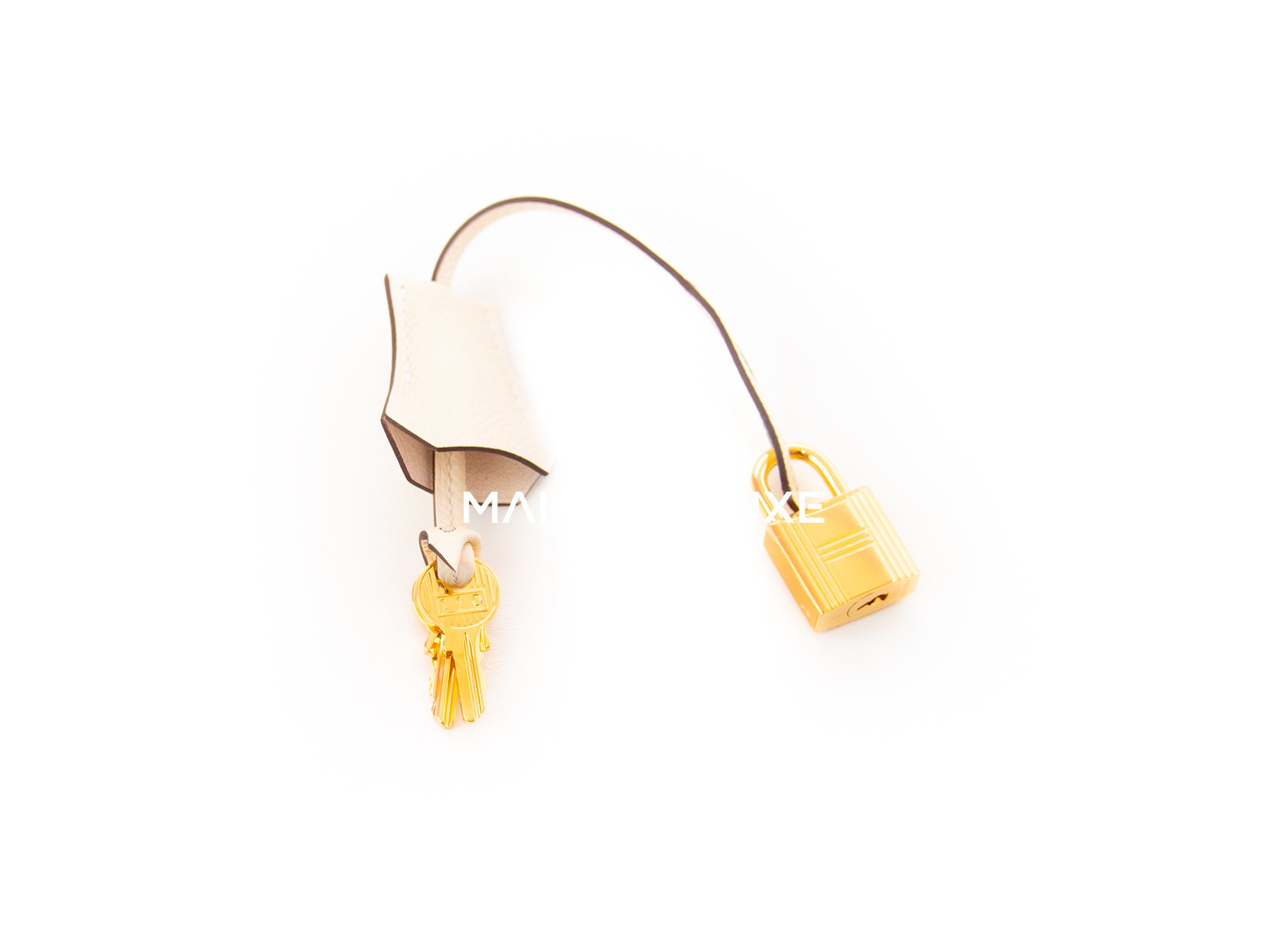 Hermes HSS Kelly Sellier 25 White and Etoupe Epsom Gold Hardware – Madison  Avenue Couture