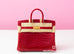 Hermes Braise Red POROSUS Crocodile Birkin 25 Handbag