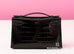 Hermes Noir Black GHW Crocodile Mini Kelly Pochette Clutch