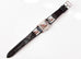 Hermes Diamond Medor CDC Black Crocodile Watch Bracelet PM