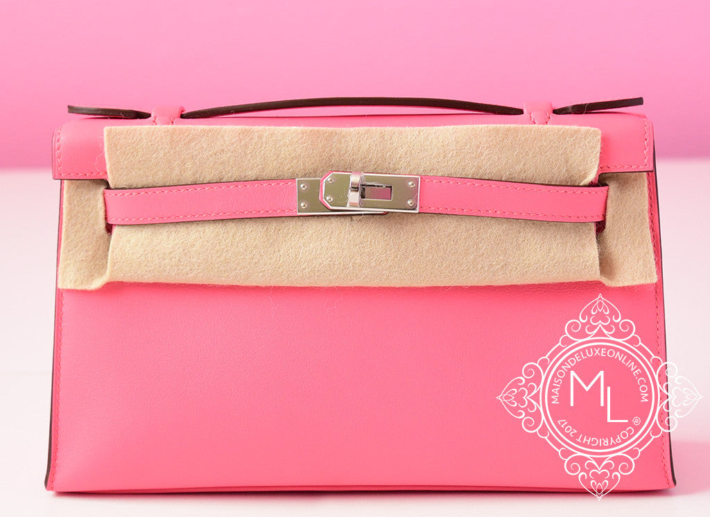 Kelly Pochette Swift Rose Azalee