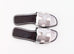 Hermes Womens Silver Oran Sandal Slipper 39 Shoes