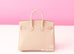 Hermes Craie Togo GHW Birkin 25 Handbag