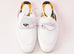 Hermes Womens White OZ Kelly Mules 36 Shoes