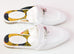 Hermes Womens White OZ Kelly Mules 36 Shoes