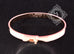 Hermes Rose Gold 4 Diamonds Kelly Bracelet SH