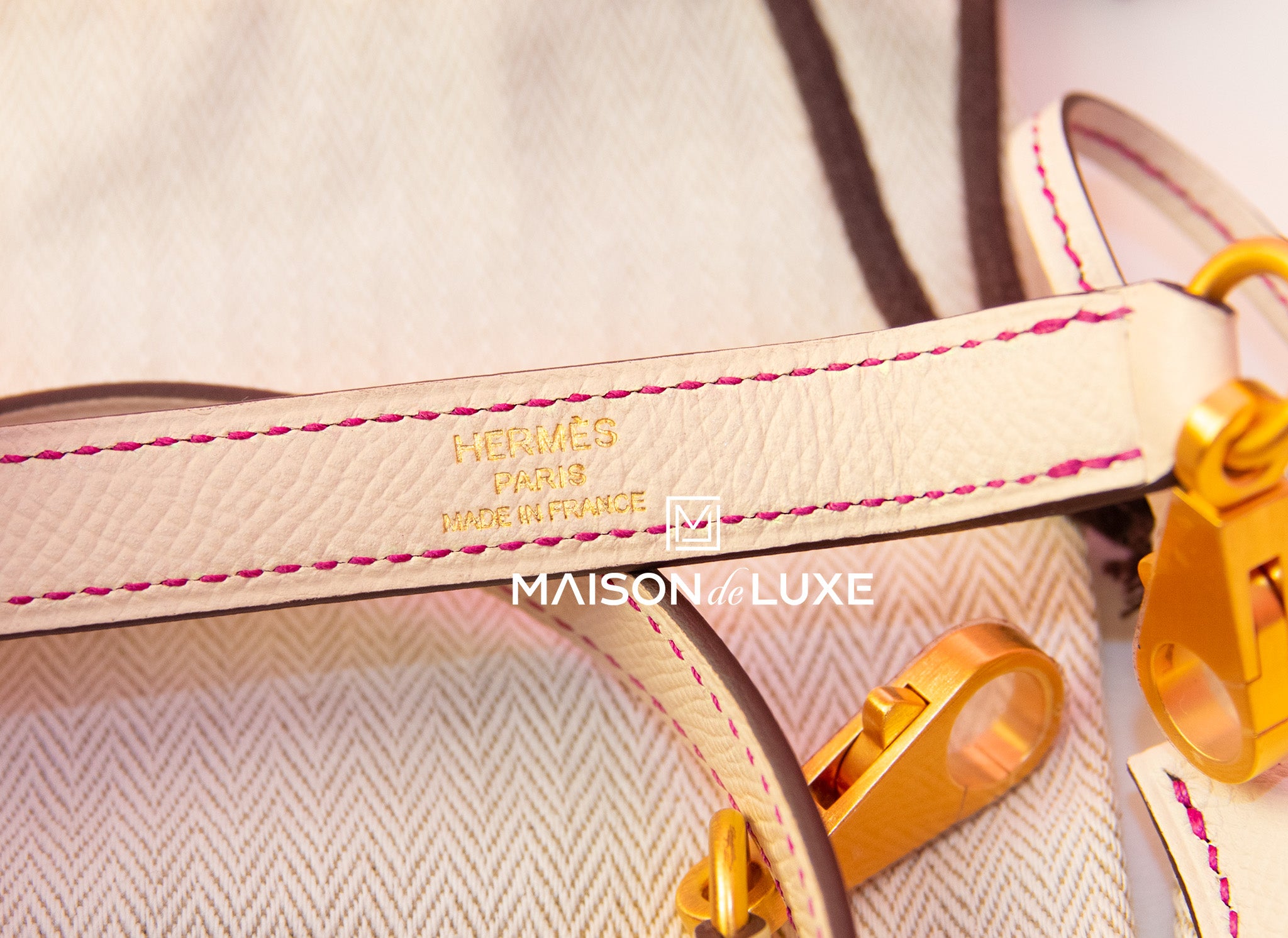 Hermes Kelly Sellier 25 Etoupe Gray Epsom Handbag Gold Hardware – MAISON de  LUXE