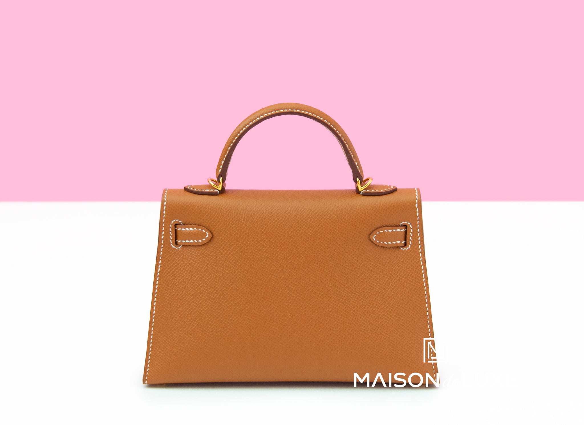 Hermès Mini Kelly 15 - Brown Handle Bags, Handbags - HER51750