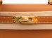Hermes Mini Kelly II 20 Gold Epsom Gold Hardware