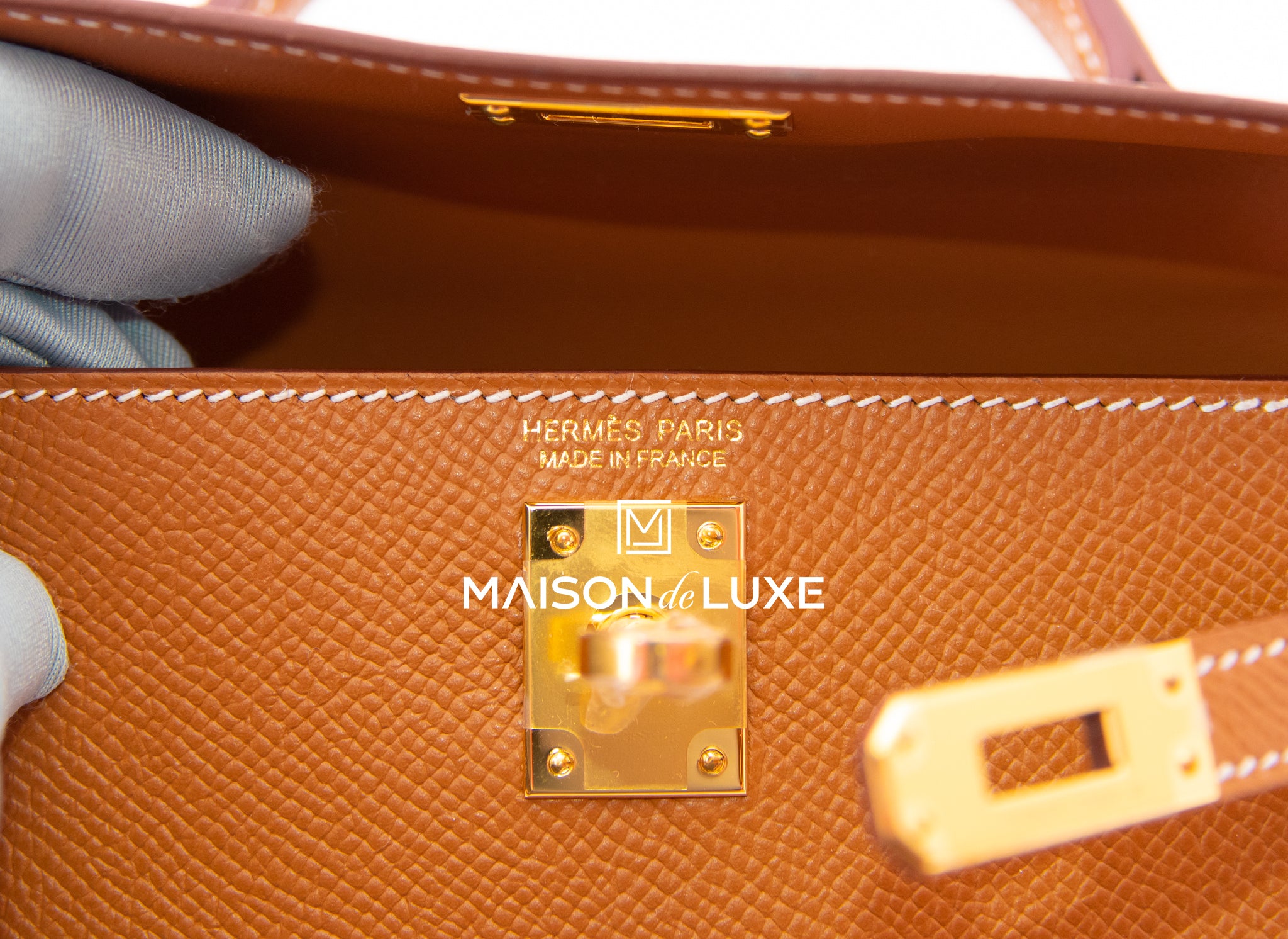 Hermes Gold Brown Mini Kelly II 20 Gold Hardware Bag – MAISON de LUXE