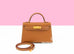 Hermes Mini Kelly II 20 Gold Epsom Gold Hardware