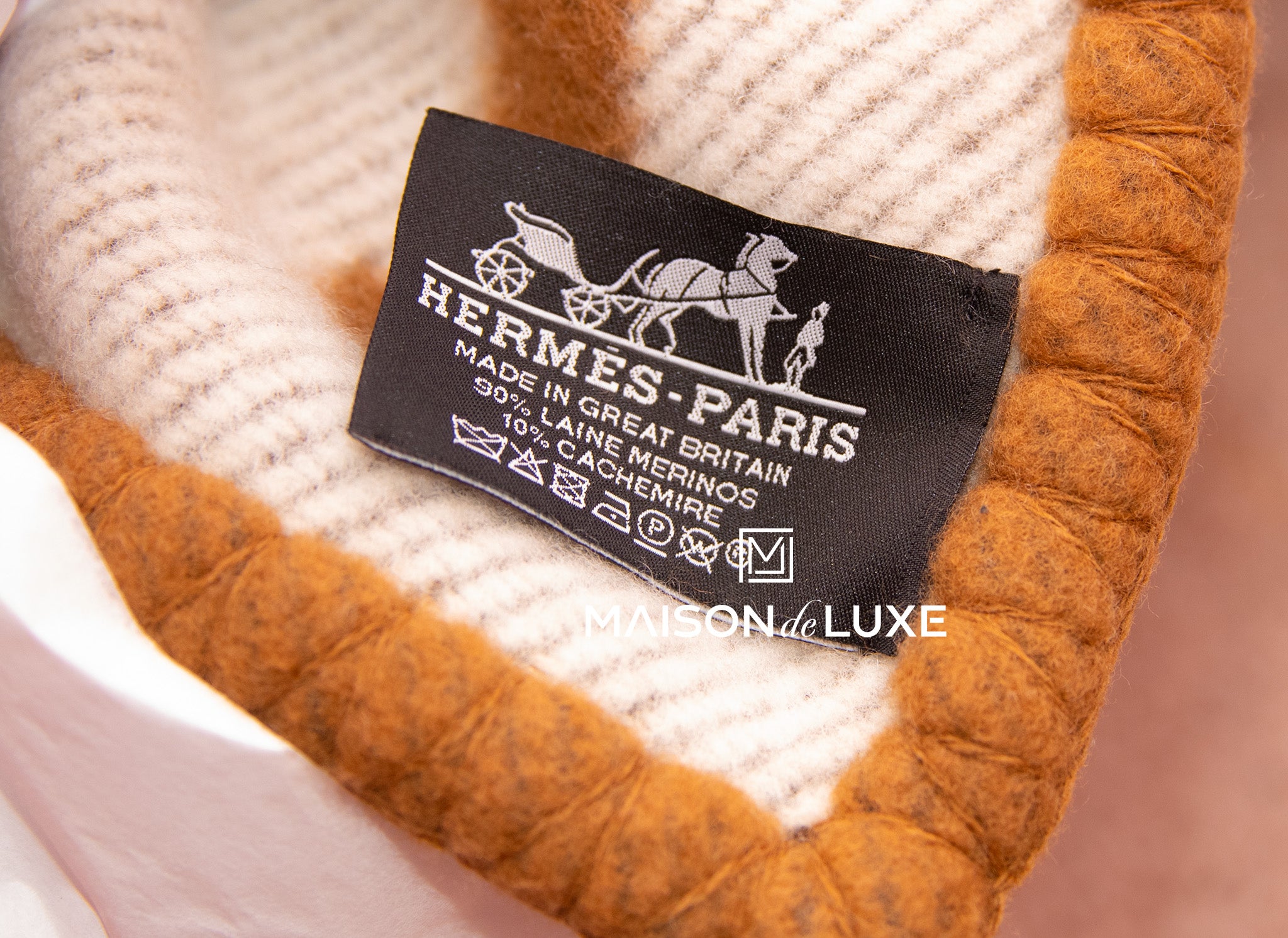 Hermes Large Camel Wool Cashmere H Avalon Blanket Throw – MAISON de LUXE