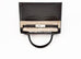 Hermes Kelly 28 Black Shiny Porosus Crocodile