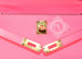 Hermes Rose Azalee PHW Mini Kelly Pochette Clutch