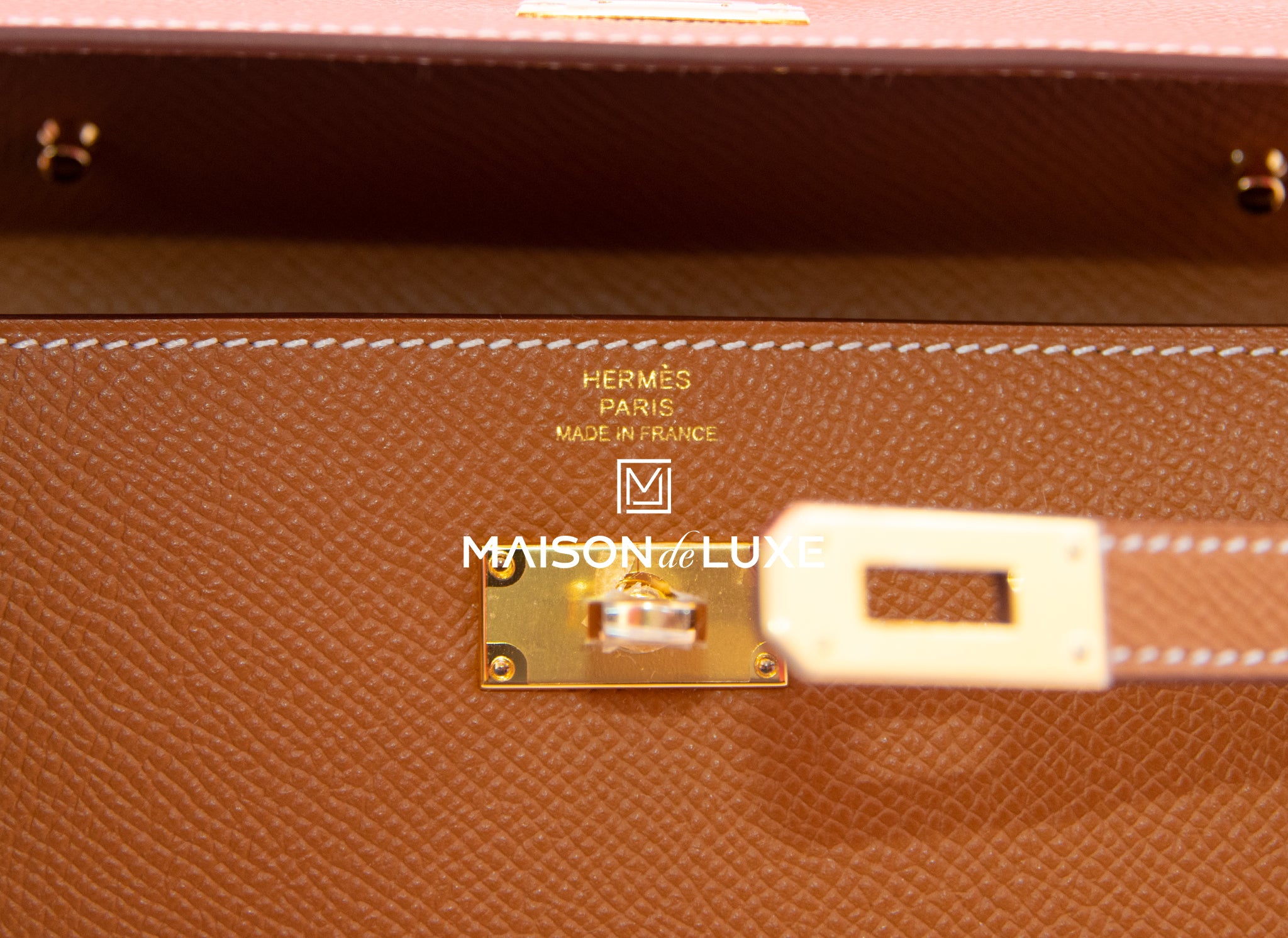 Kelly To go gold epsom ghw, Luxury, Bags & Wallets on Carousell