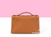 Hermes Mini Kelly Pochette Gold Swift GHW Clutch