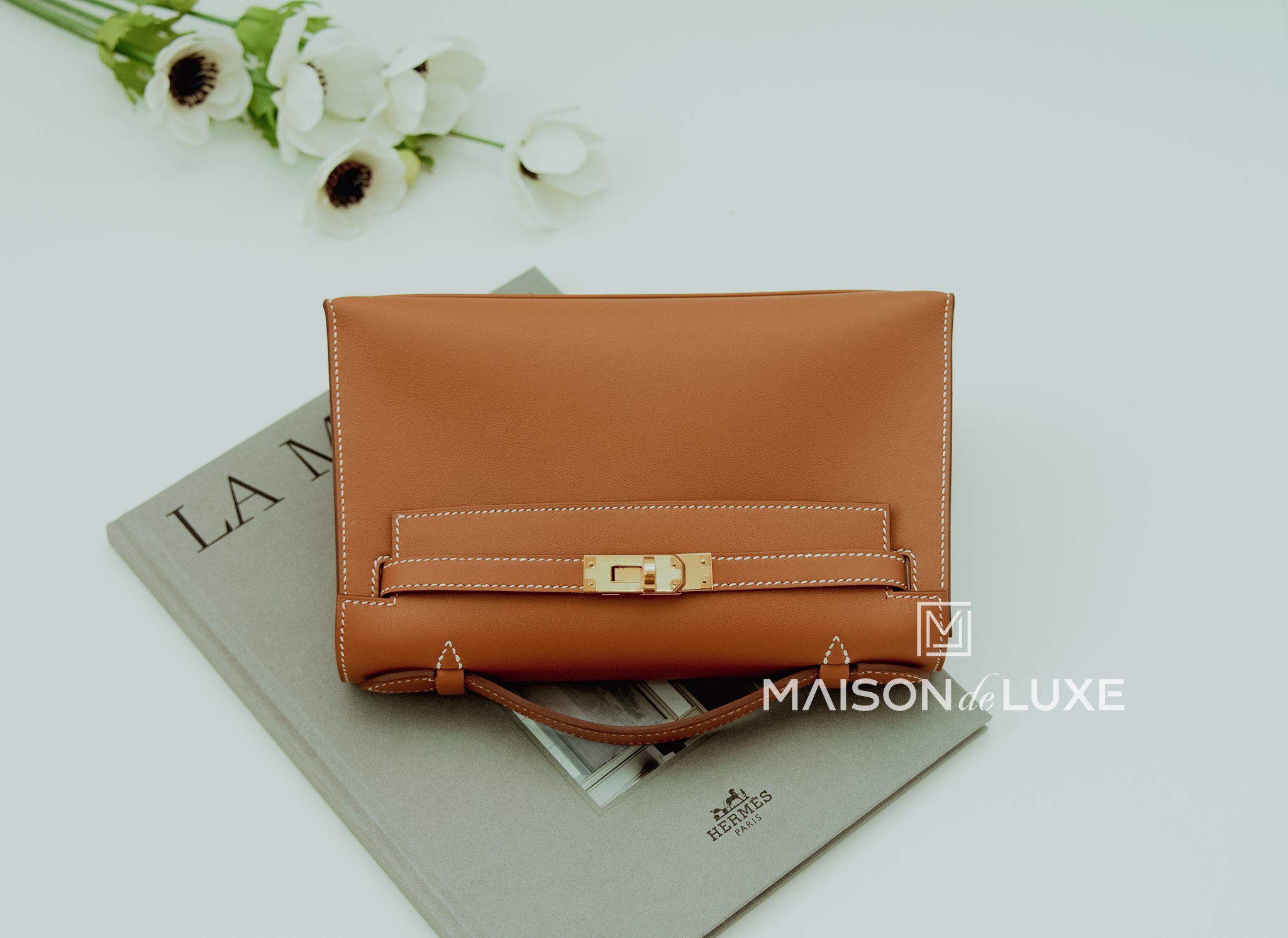 Kelly pochette Swift 6W Menthe Gold