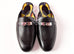 Hermes Womens Black OZ Kelly Mules 37 Shoes