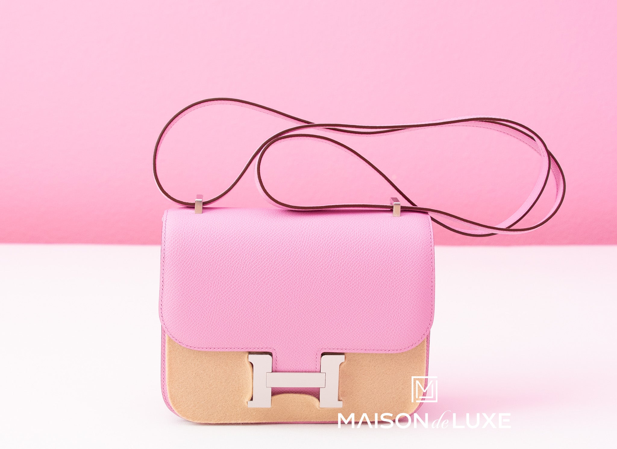 hermes pink bag