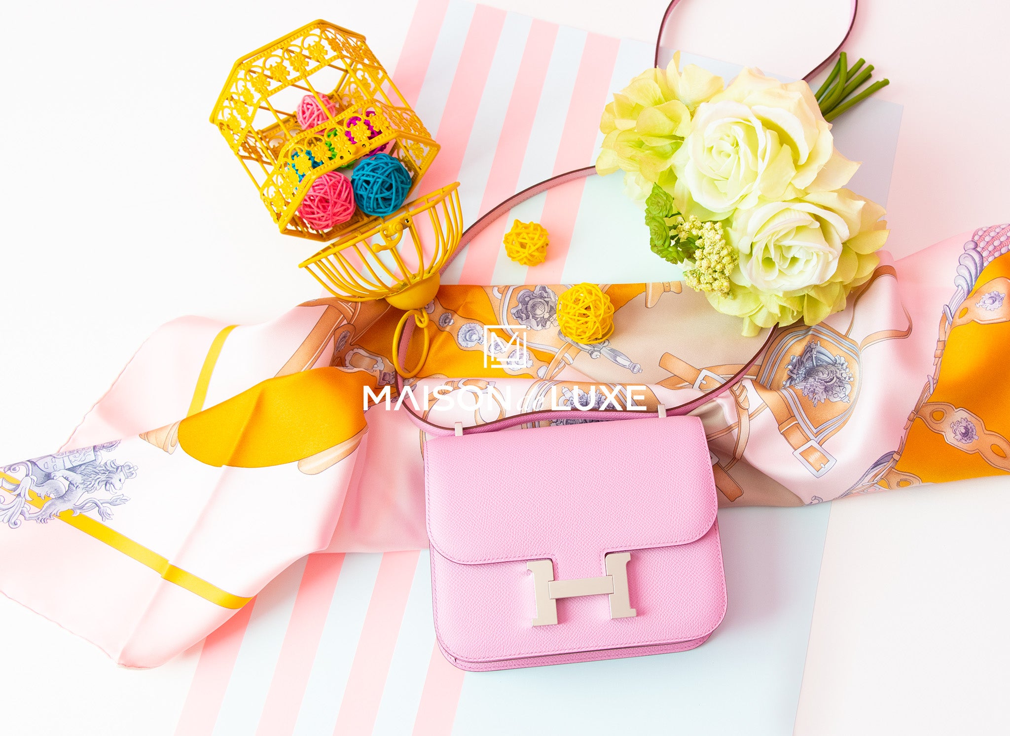 Hermes Constance Bag Rose Lipstick Pink 18 Mini III Veau Tadelakt –  Mightychic