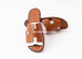 Hermes Men's Gold Brown Izmir Sandal 44 Shoes